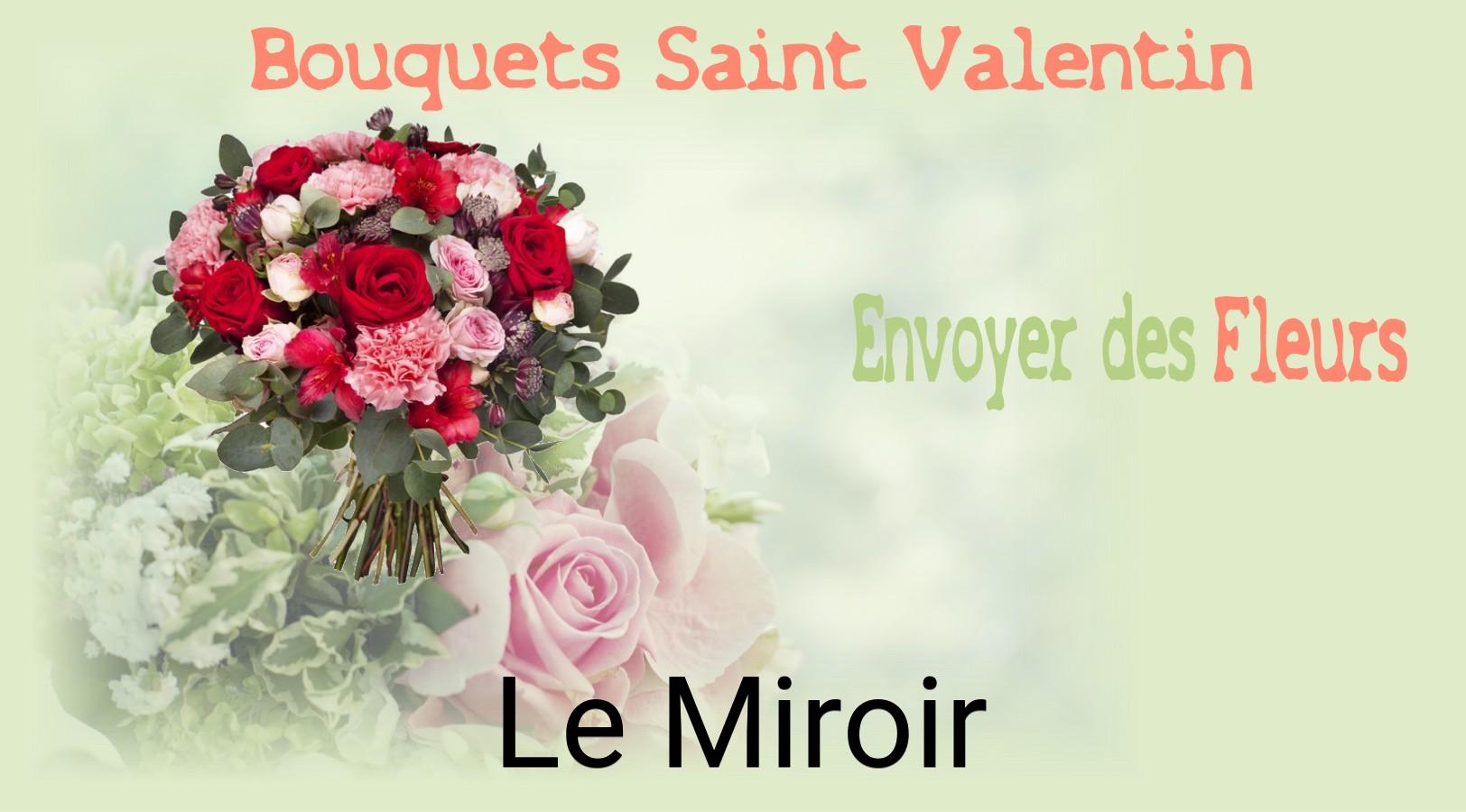 Roses de Saint-Valentin livrées à Le Miroir